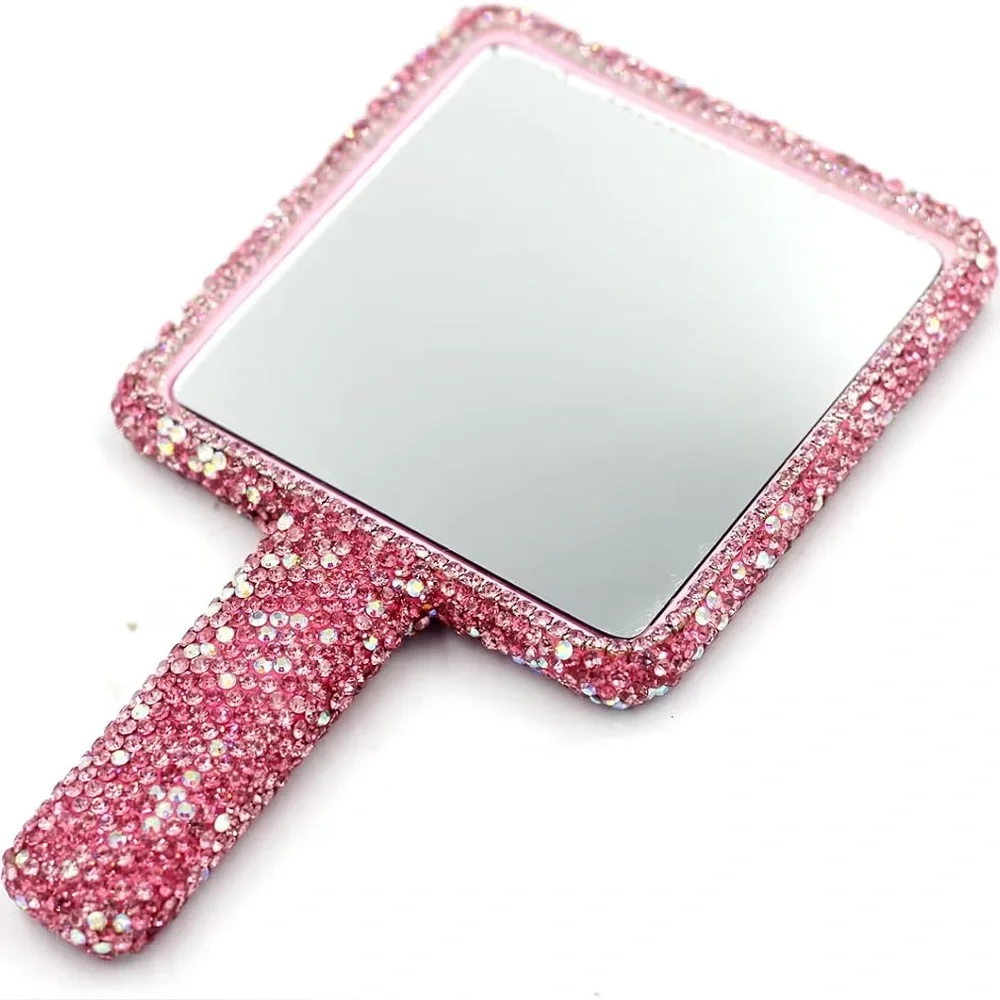 NWT Sparkling Swarovski Bling Crystal Rhinestone Mirror +Gift
